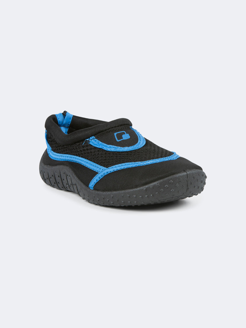 Top Ten Flexible Kids Beach Aqua Shoes Black/Blue