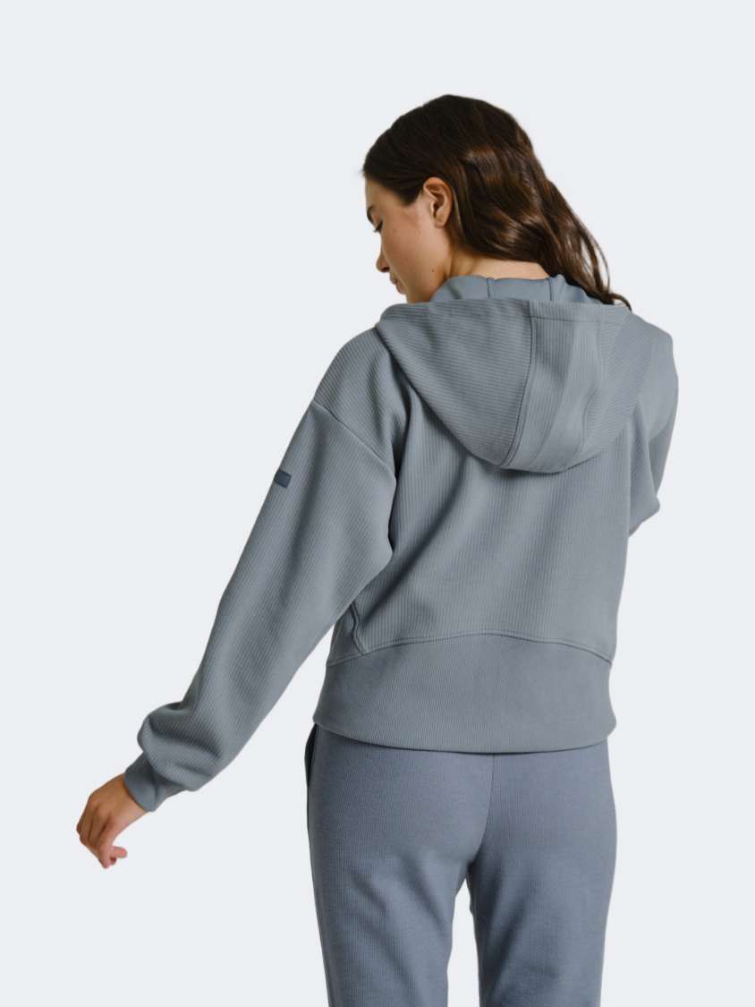 Anta Commute Knit Women Training Jacket Blue