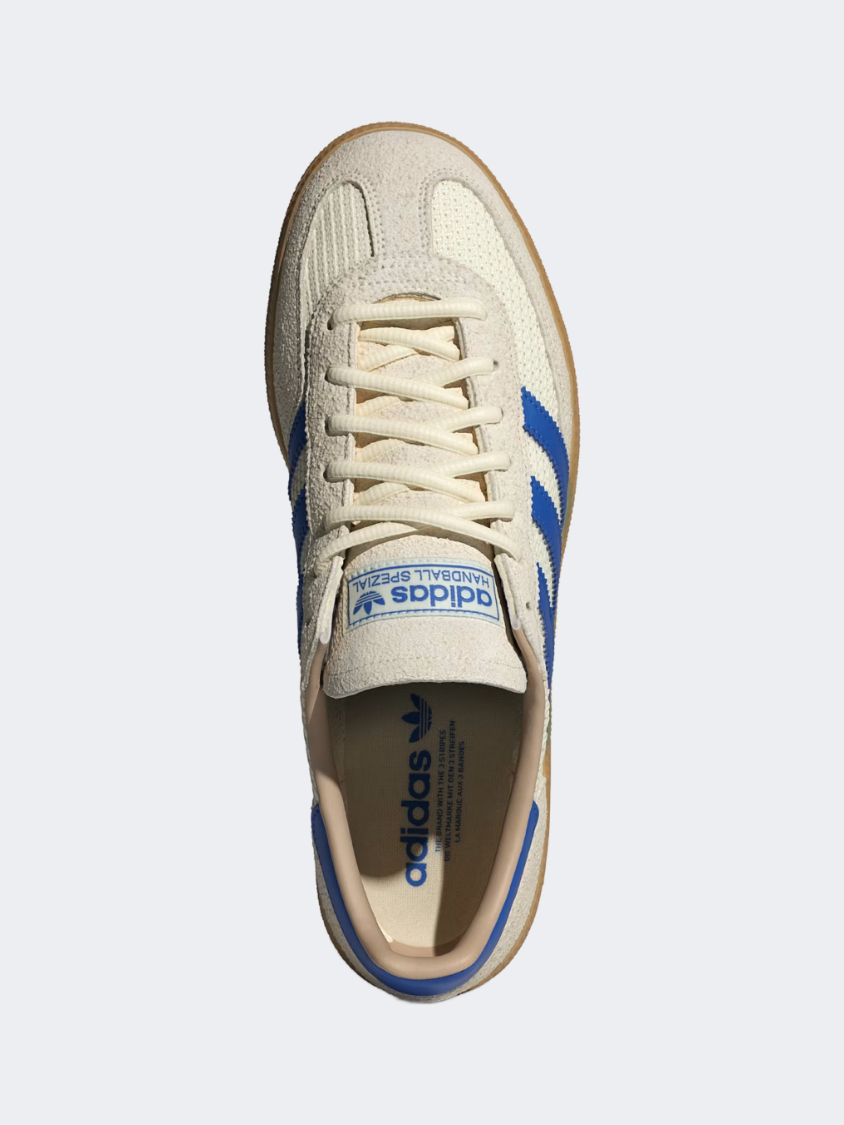 Adidas Handball Spezial Men Originals Shoes Cream White/Blue