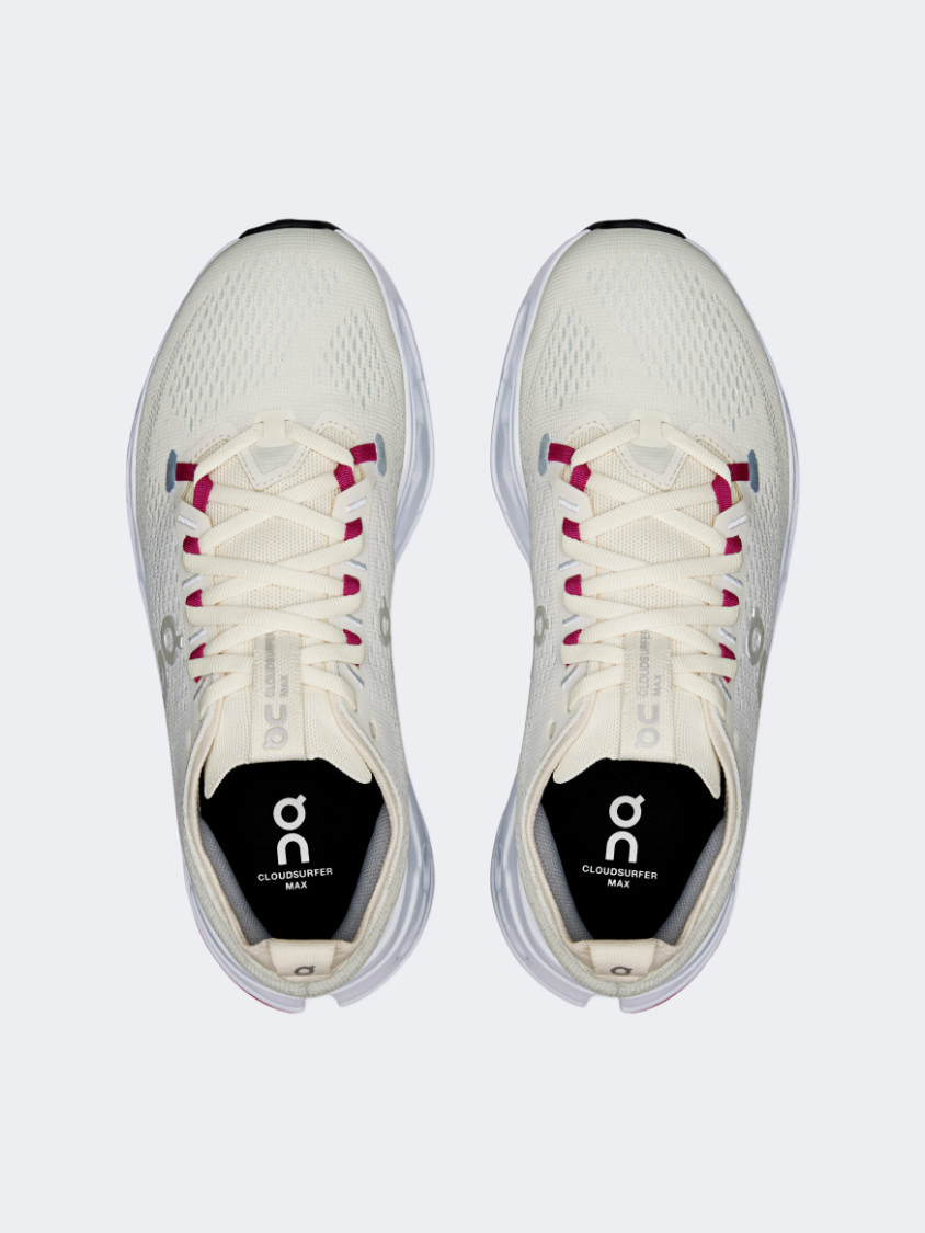 On Cloudsurfer Max 1 Women Running Shoes Ivory/Arctic