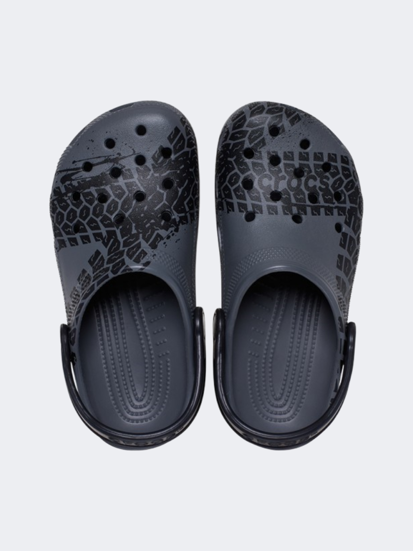Crocs Classic Tire Print Infant Lifestyle Clog Slate Grey