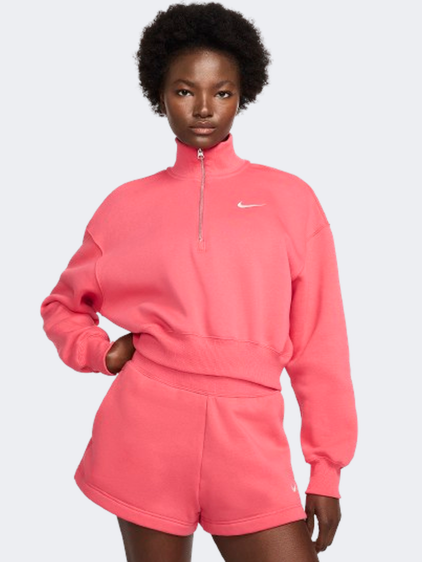 Nike Sportswear Phoenix Fleece Women Lifestyle Long Sleeve Aster