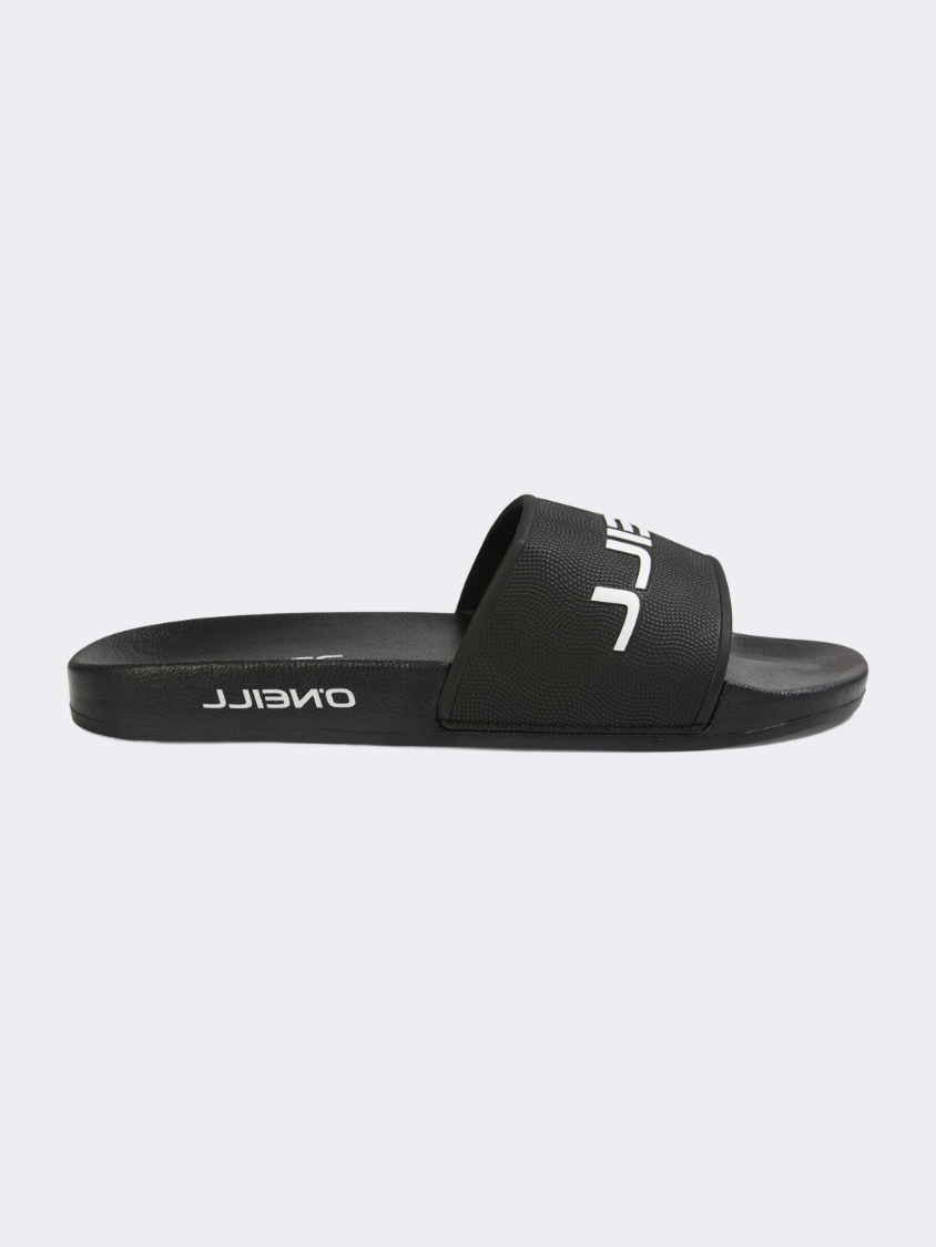 Oneill Logo Boys Beach Slippers Black
