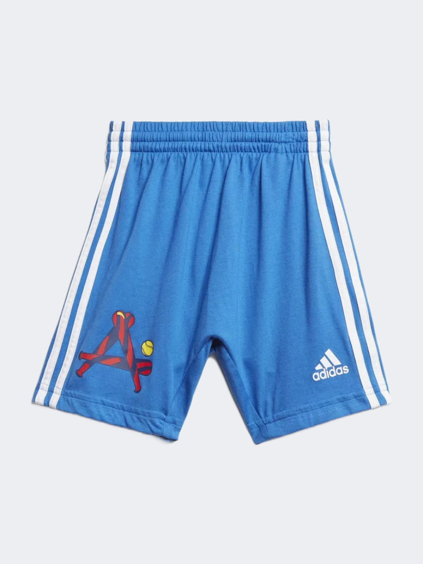 Adidas Character Graphic Baby-Boys Training Set White/Blue/Red