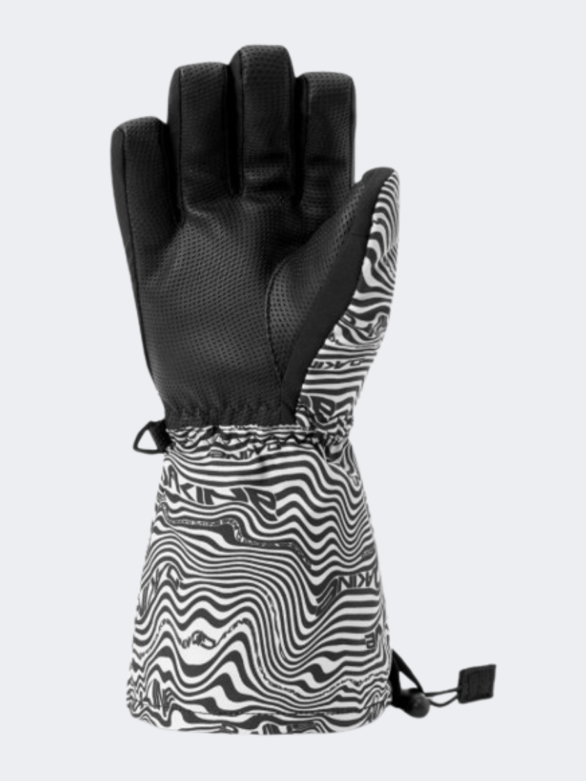 Dakine Yukon T2 Kids Skiing Gloves Waves/Black/White