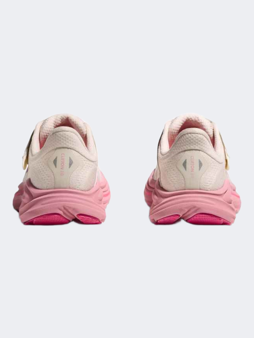 Hoka Clifton 10 Ps-Girls Running Shoes Rose Cream
