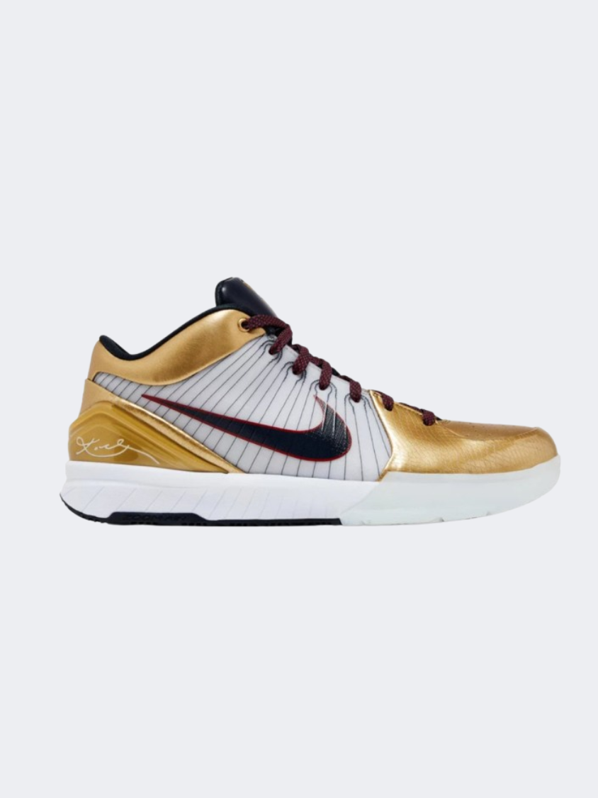 Nike Kobe Iv Protro Men Basketball Shoes Metallic Gold White MikeSport Lebanon