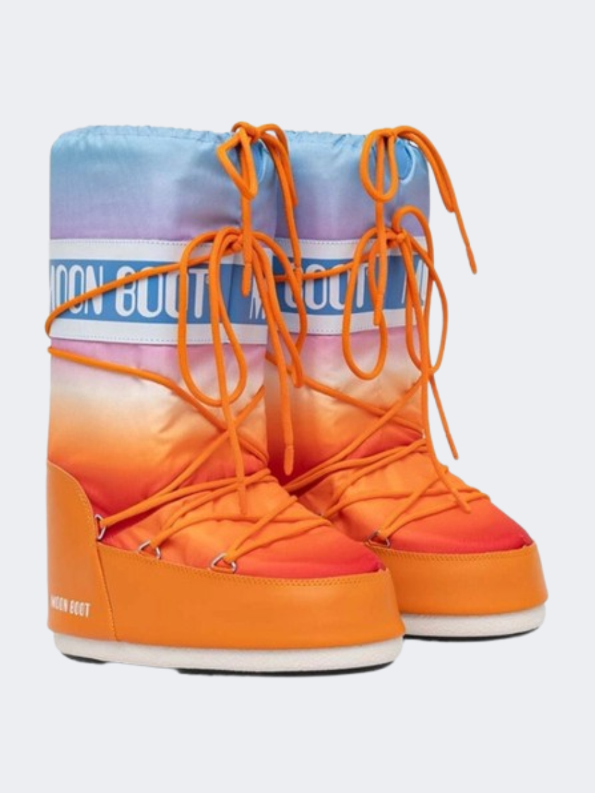 Moon Boot Icon Unisex Skiing After Ski Sunrise Orange