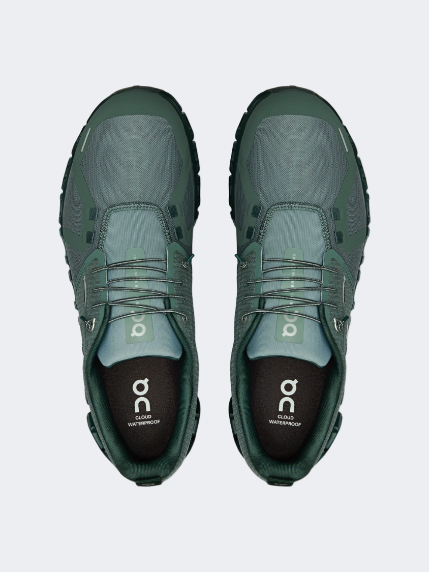 On Cloud 6 Waterproof Men Lifestyle Shoes Olive/Evergreen