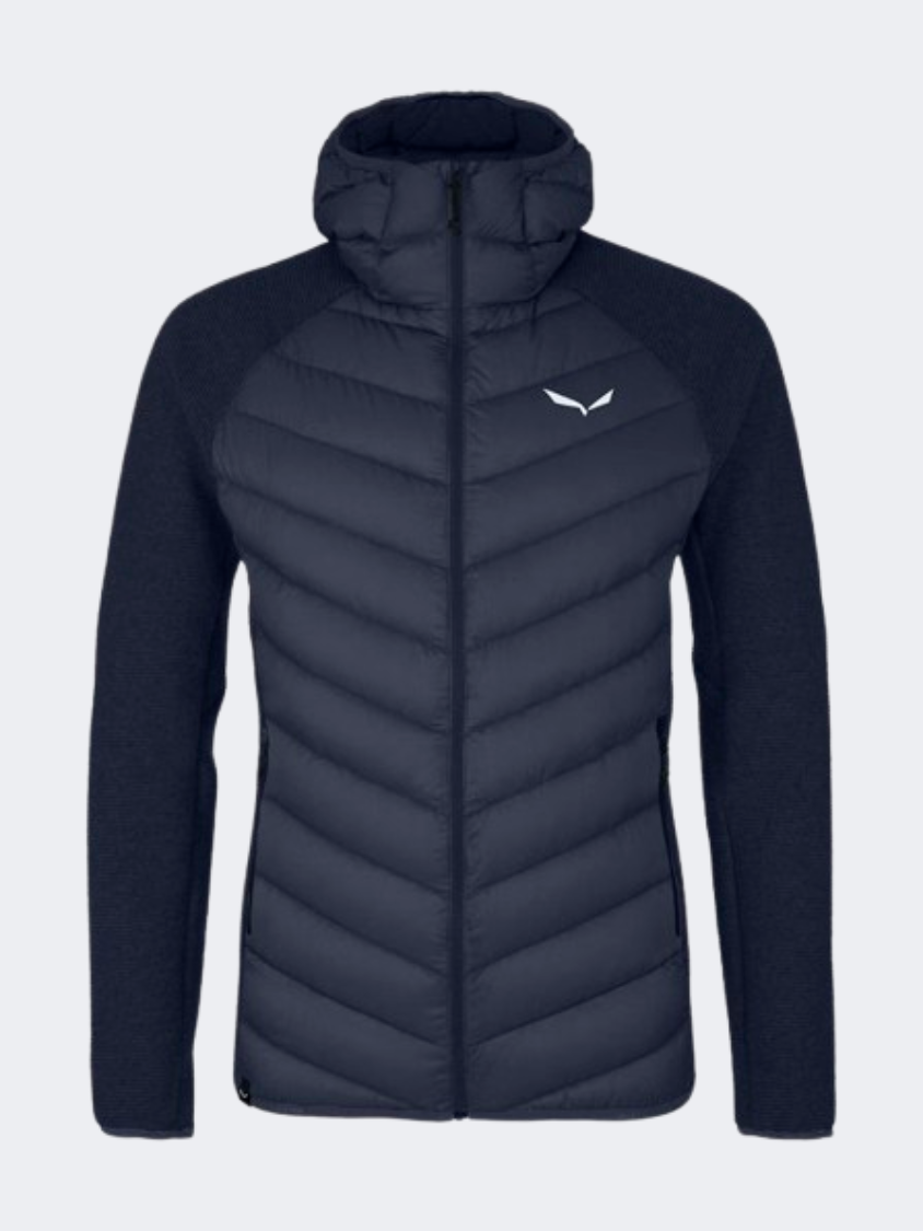 Salewa Fanes Sarner Down Hybrid Men Hiking Jacket Blue Navy Blazer