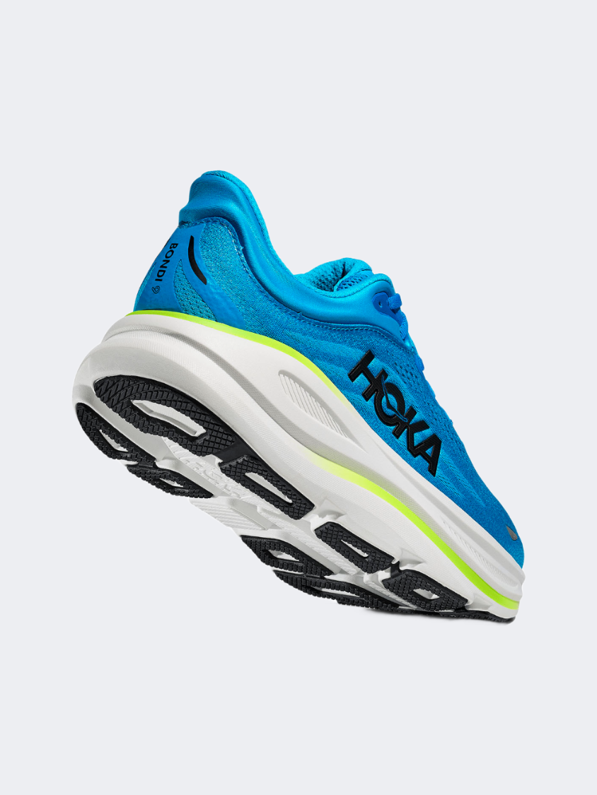 Hoka Bondi 9 Men Running Shoes Skyward Blue