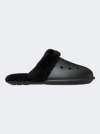 Crocs Classic Fuzz Scuff Unisex Lifestyle Slippers Black