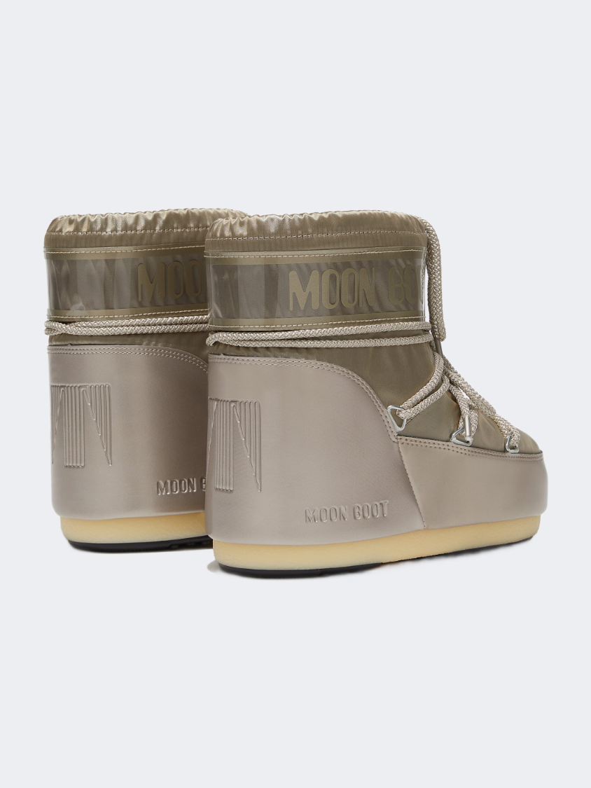 Moonboot Icon Low Glance Unisex After Ski Boot Platinum