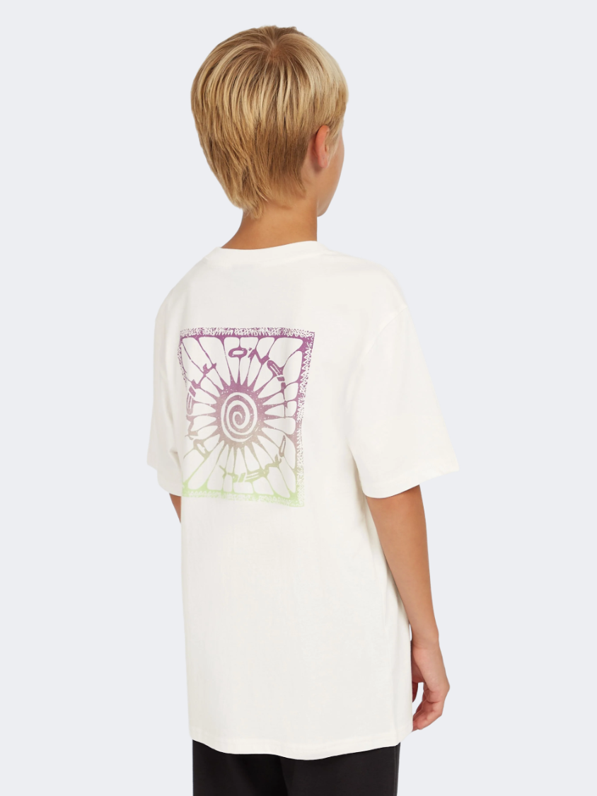 Oneill Gradient Boys Lifestyle T-Shirt Snow White