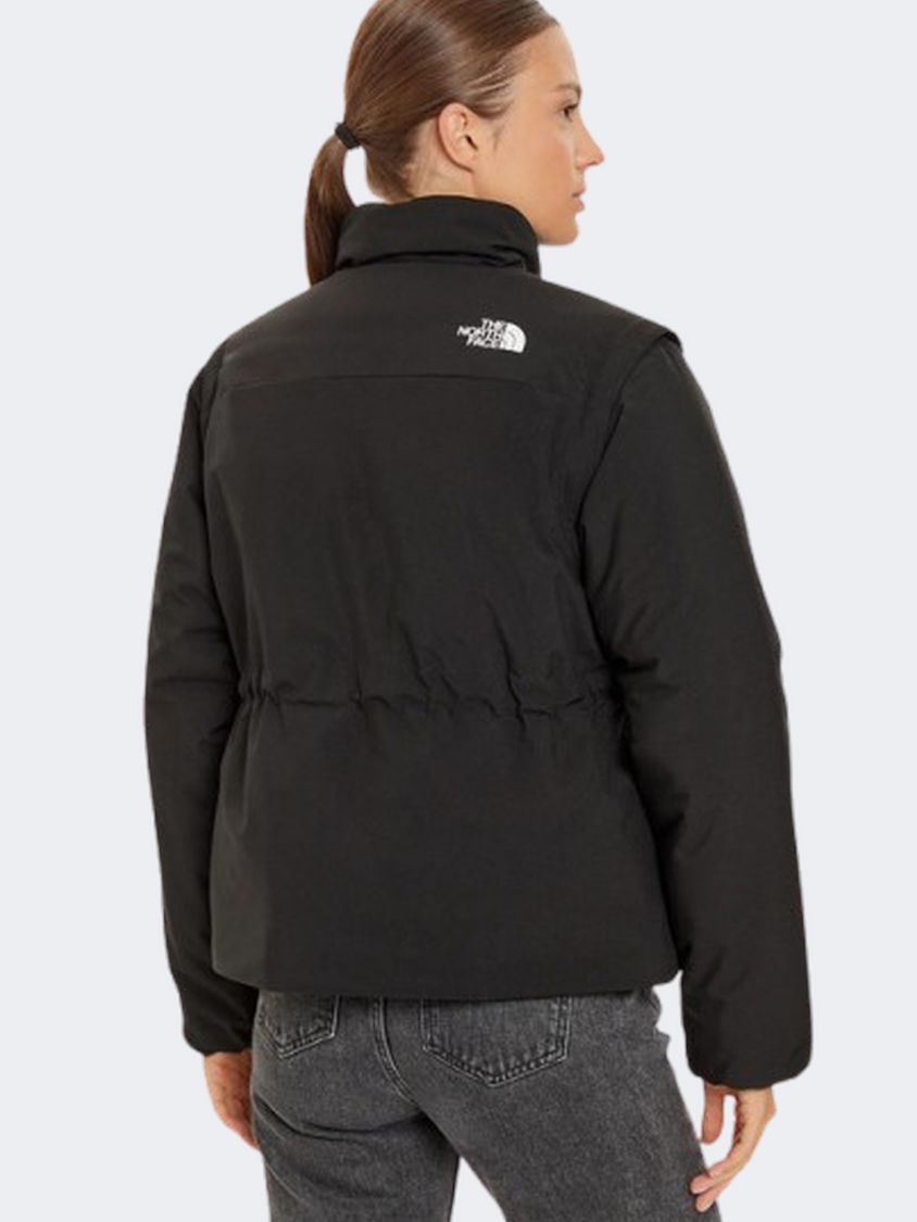 The North Face Padded 2 In 1 Convertible Women Lifestyle Jacket Black