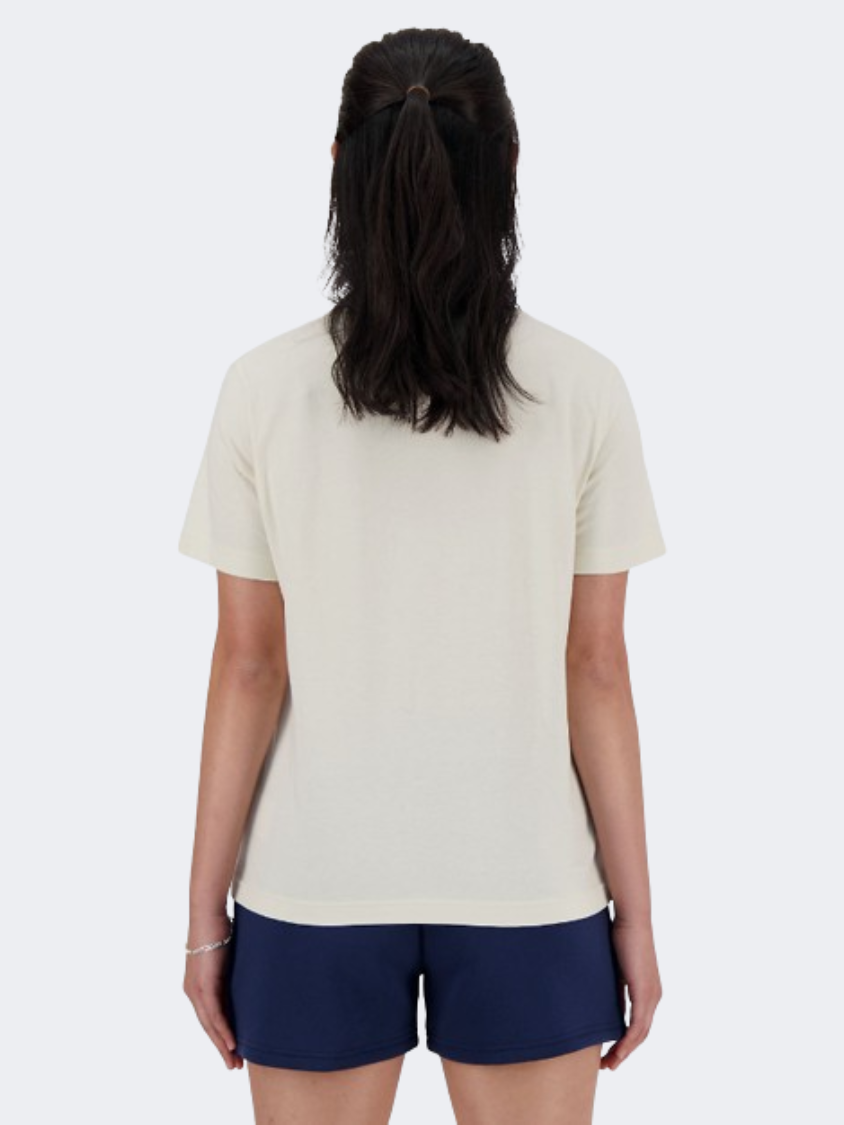 New Balance Essentials Small Jersey Women Lifestyle T-Shirt Linen