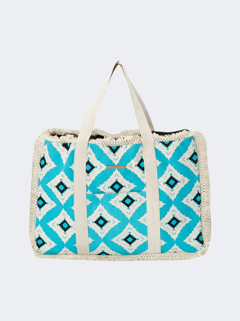 Achilleas Women Beach Bag Turquoise