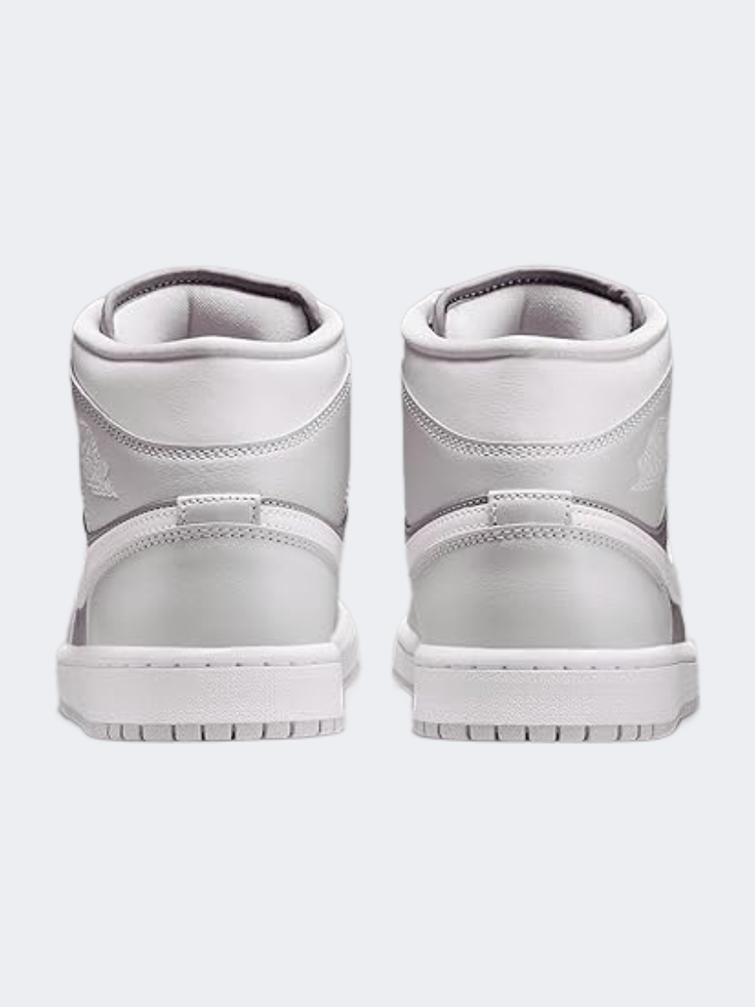 Nike Air Jordan 1 Mid Women Lifestyle Shoes Photon Dust/Grey