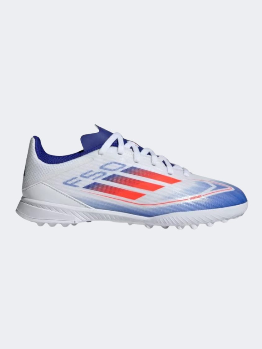 Adidas F50 League Tf Kids Turf Shoes White Red Blue MikeSport Lebanon