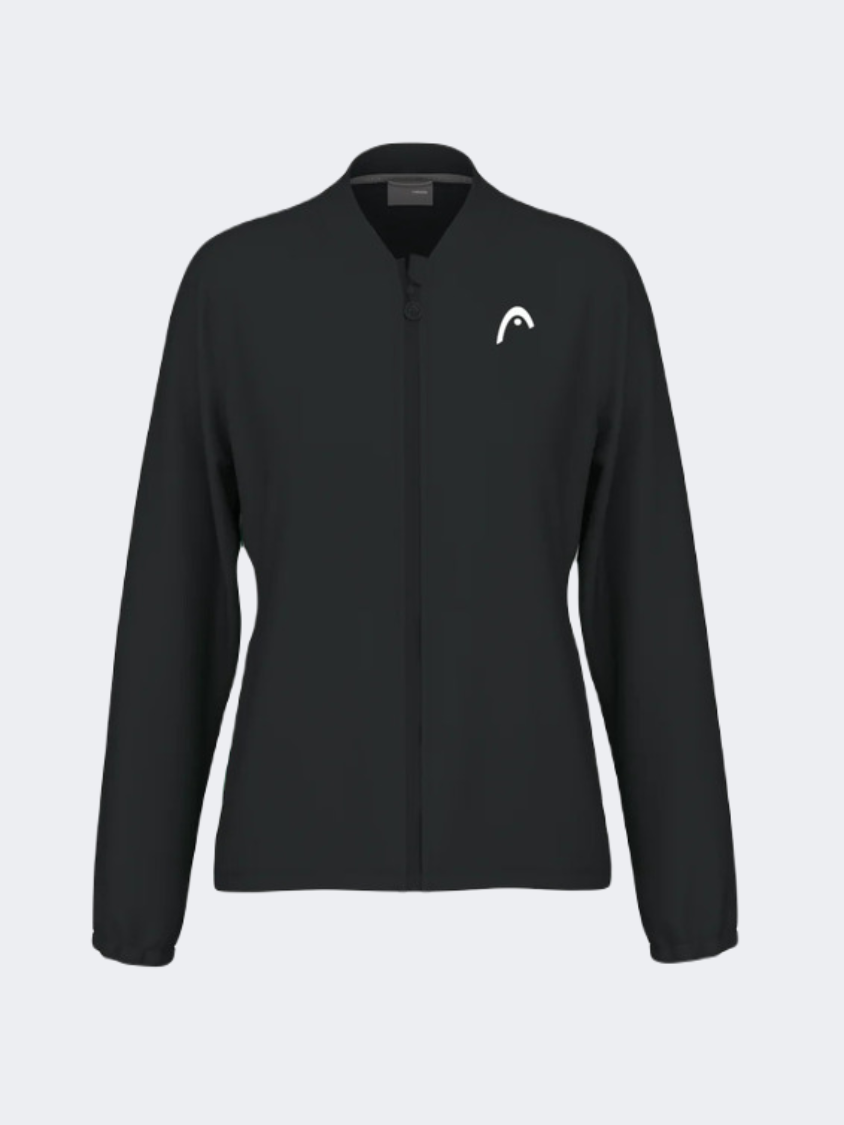 Head Breaker Women Tennis Jacket Black Carbon