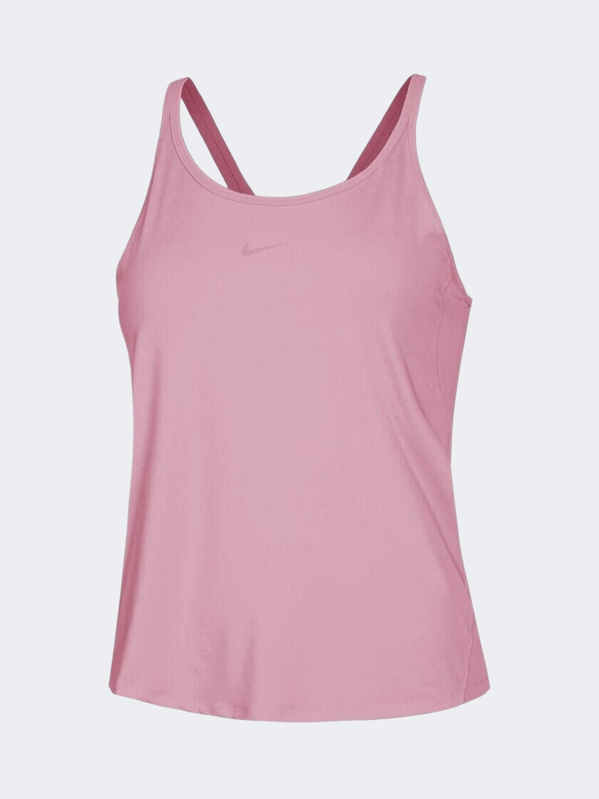 Nike One Classic Df Strappy Women Training Tank Elemental Pink/White