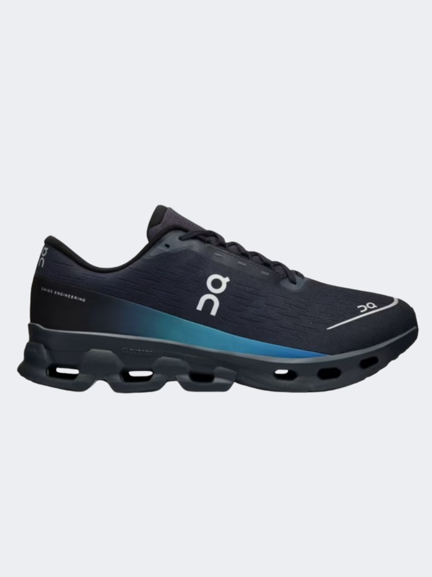 On Cloudspark Men Running Shoes Black/Blueberry