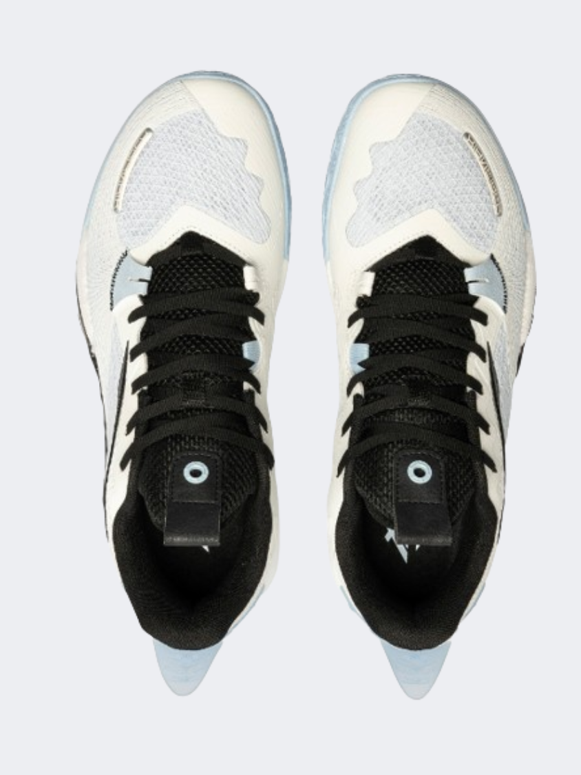 Anta Shock Wave 5 Men Basketball Shoes Beige/Blue/Black