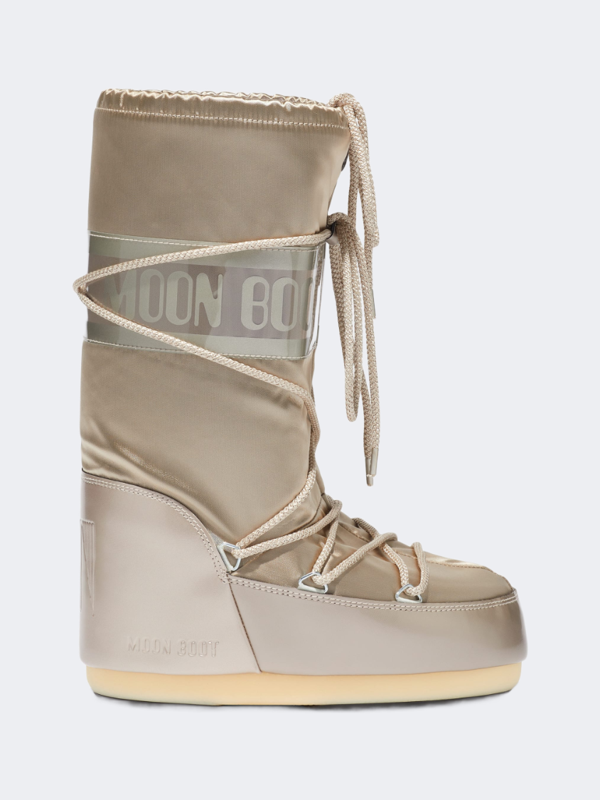 Moonboot Icon Glance Unisex After Ski Boot Platinum