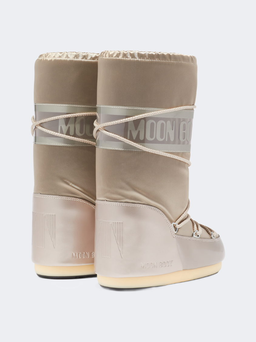Moonboot Icon Glance Unisex After Ski Boot Platinum