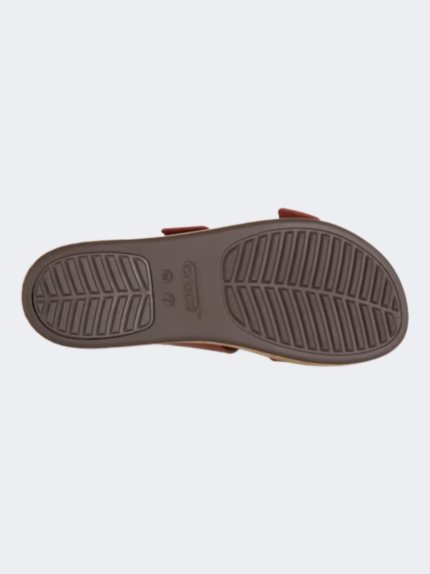 Crocs Brooklyn Cork Buckle Women Lifestyle Slippers Rust