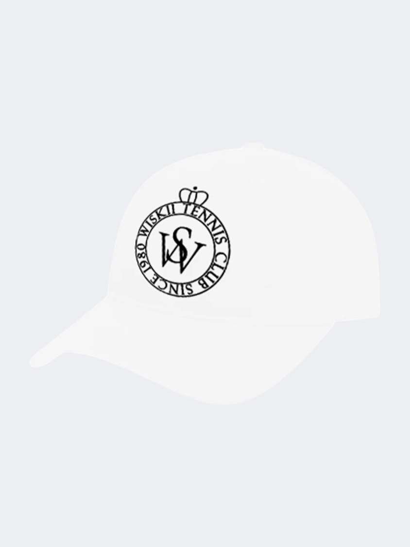 Wiskii Adjustable Tennis Women Sportswear Cap White