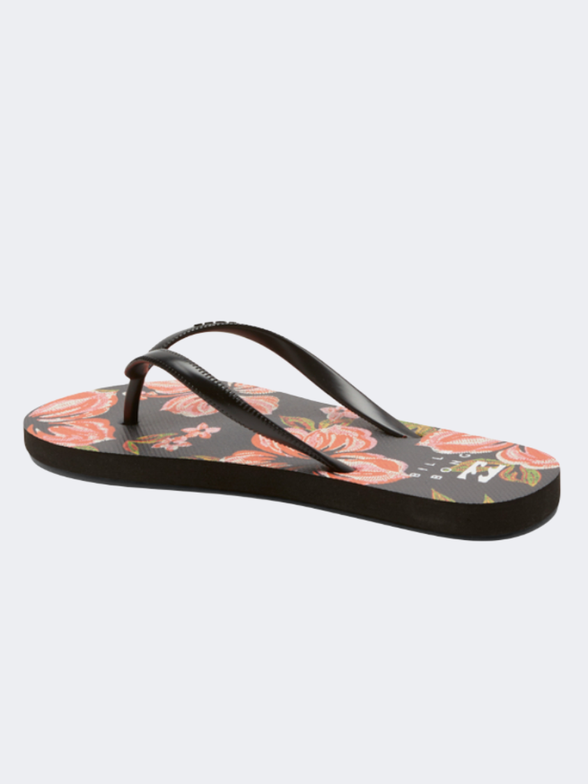 Billabong Dama Women Beach Slippers Black Pebble