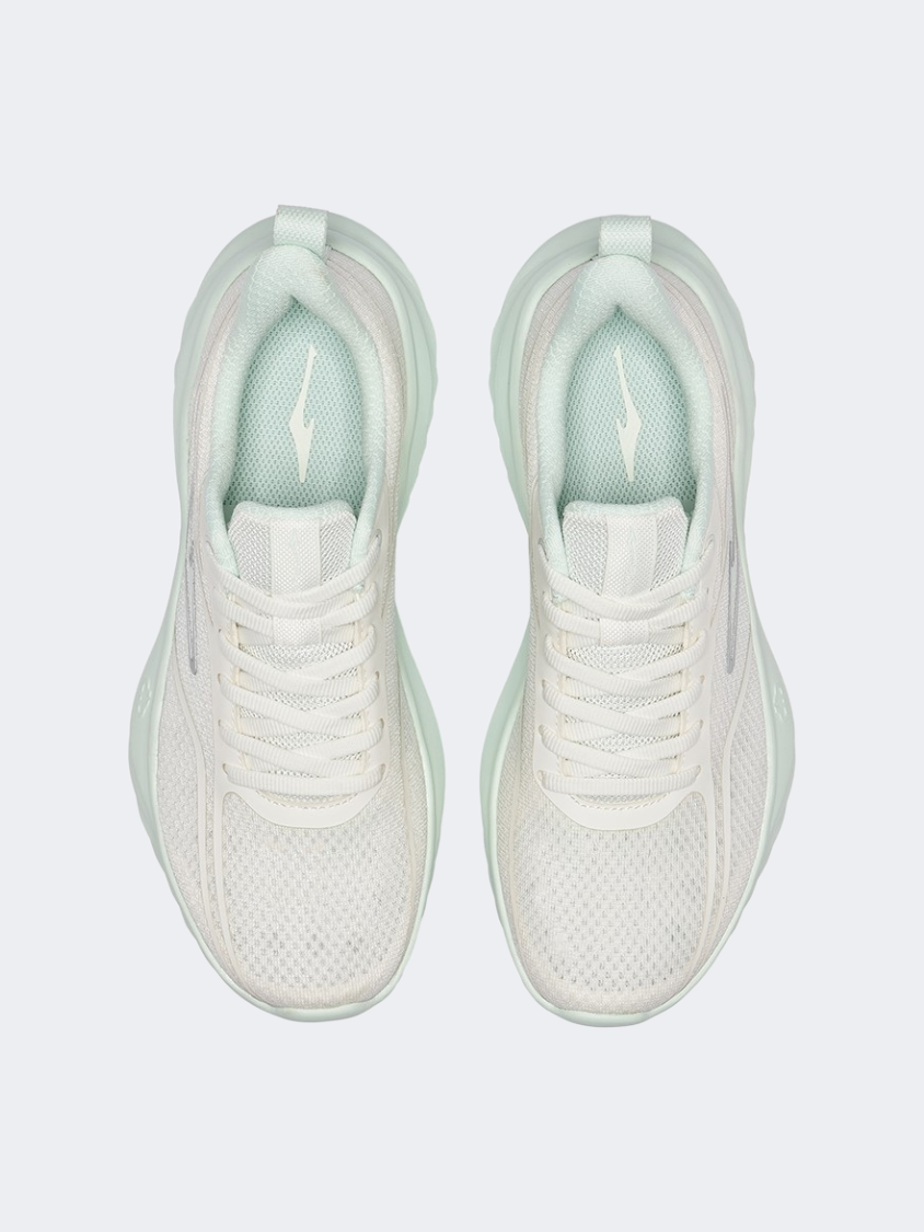 Erke Women Running Shoes White/Icy Green