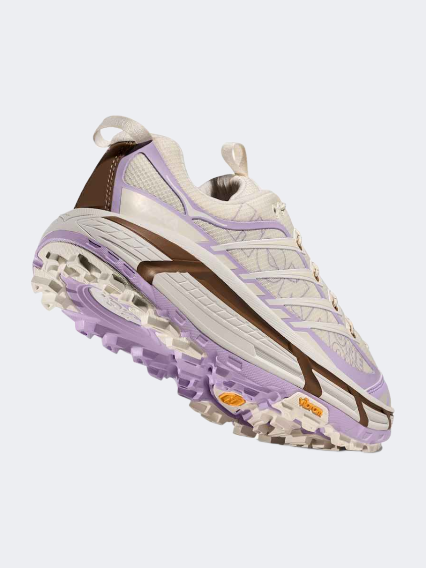 Hoka Mafate Three2 Wordmark Women Lifestyle Shoes Iris Flower