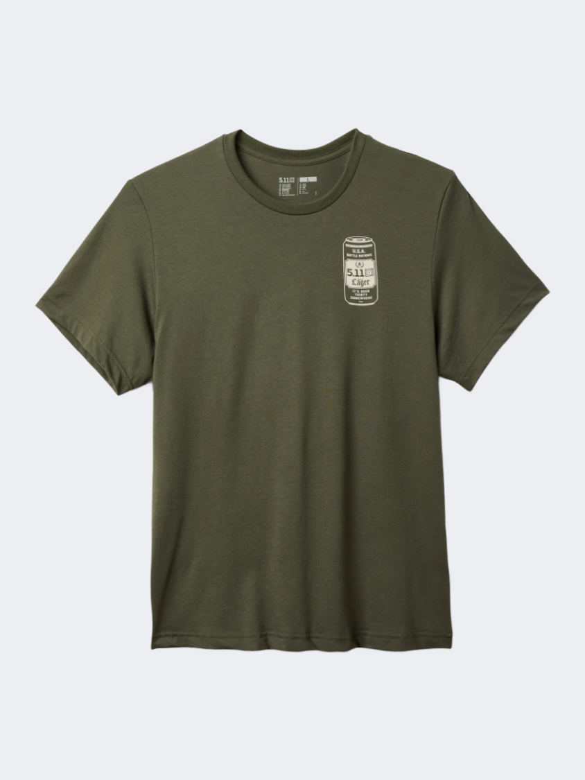 5-11 Battle Rations Men Tactical T-Shirt Ranger Green