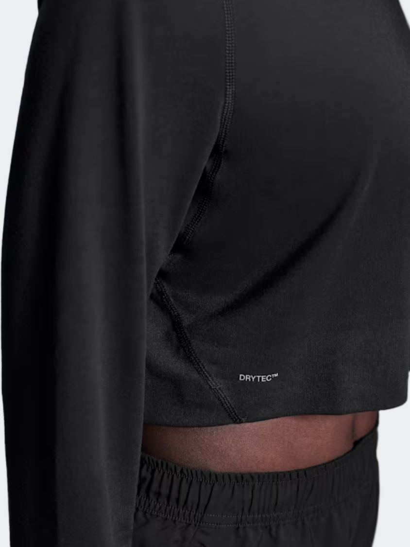 On Train Long-T Crop Women Training Long Sleeve Black