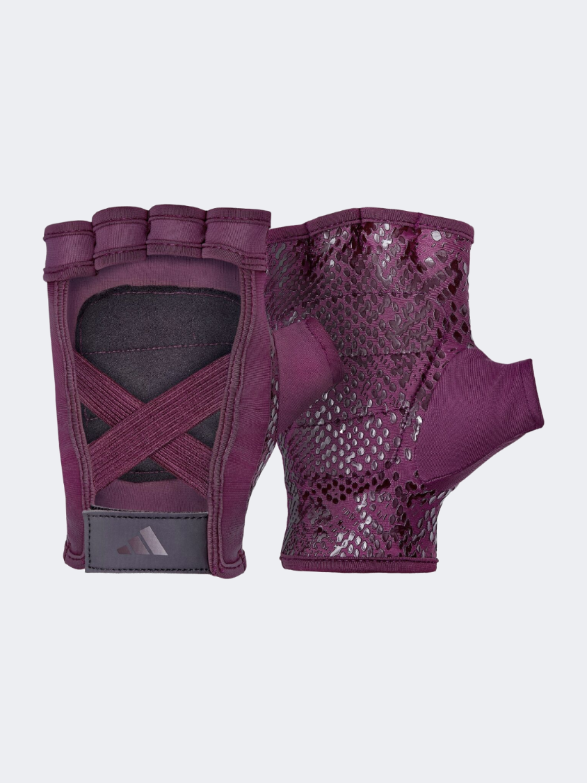 Adidas Accessories Training Women Fitness Gloves Crimson