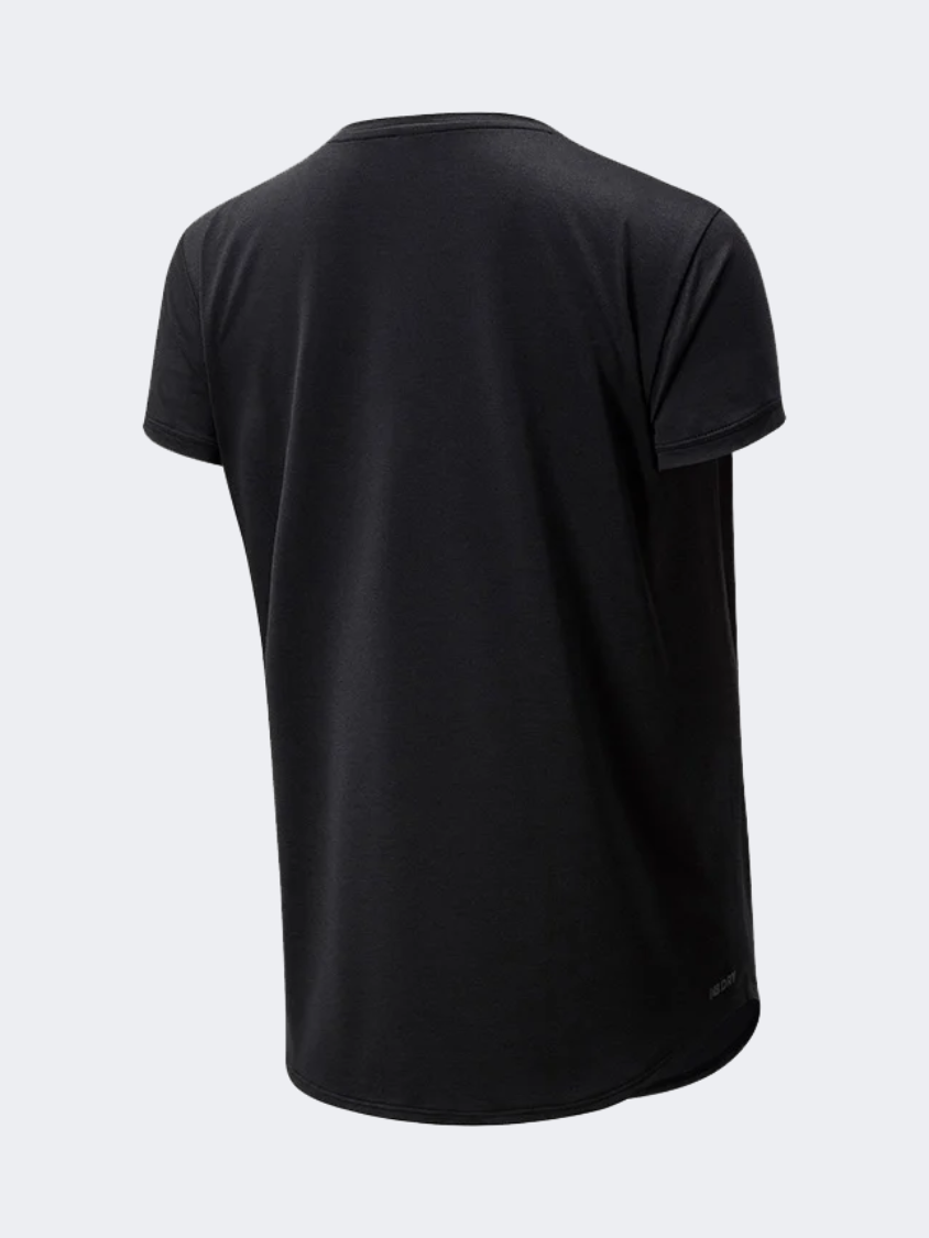 New Balance Sport Core Women Performance T-Shirt Black Heather