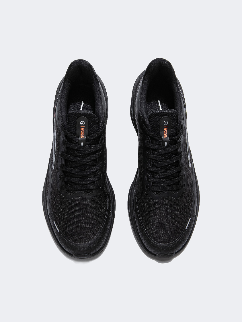 Erke Cushioning Men Running Shoes Black