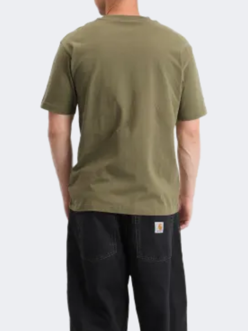 New Balance Athletics Cotton Men Lifestyle T-Shirt Dark Olivine