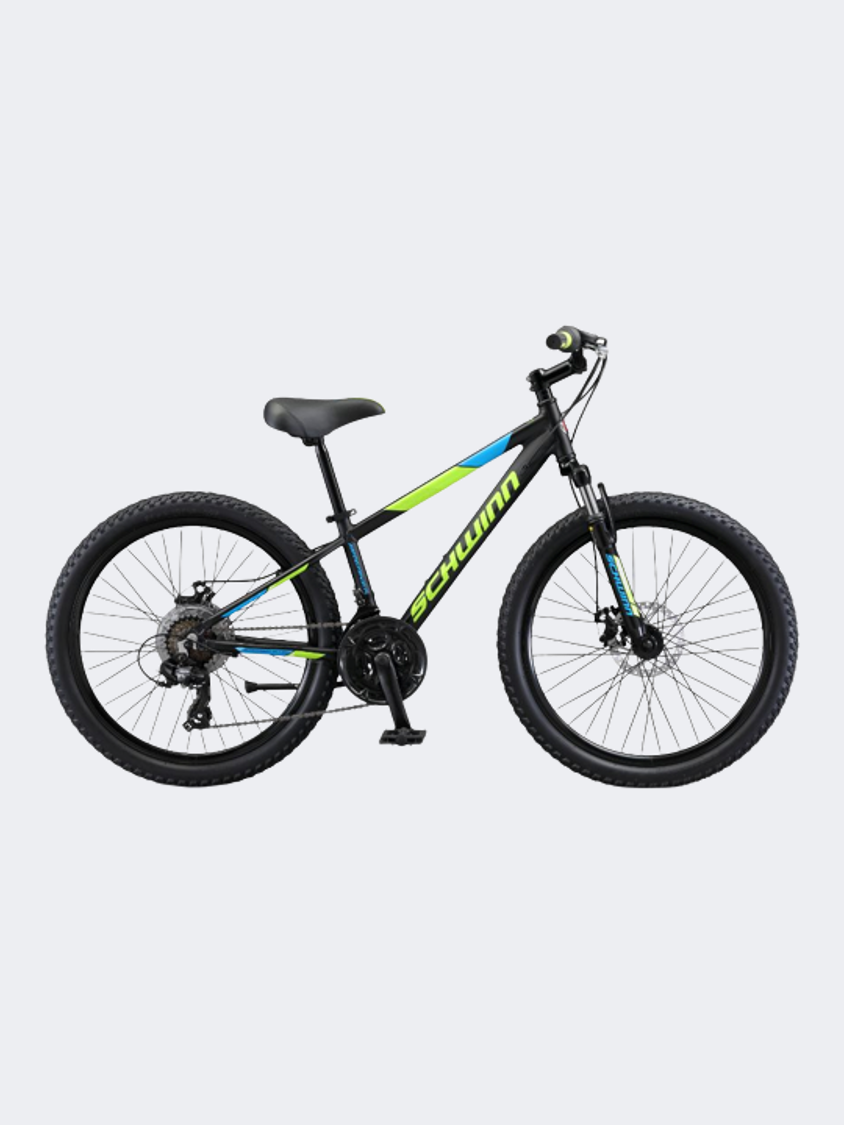 Schwinn Breaker Dual Disc 24" Boys Biking Bike Black