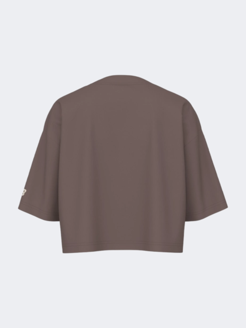 New Balance Gradient Shoe Women Lifestyle T-Shirt Earth Shadow