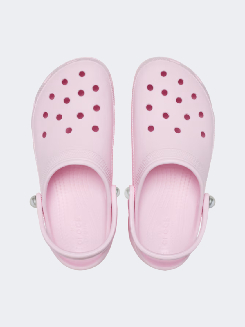 Crocs Classic Platform Pearl Clog Women Lifestyle Pink Milk