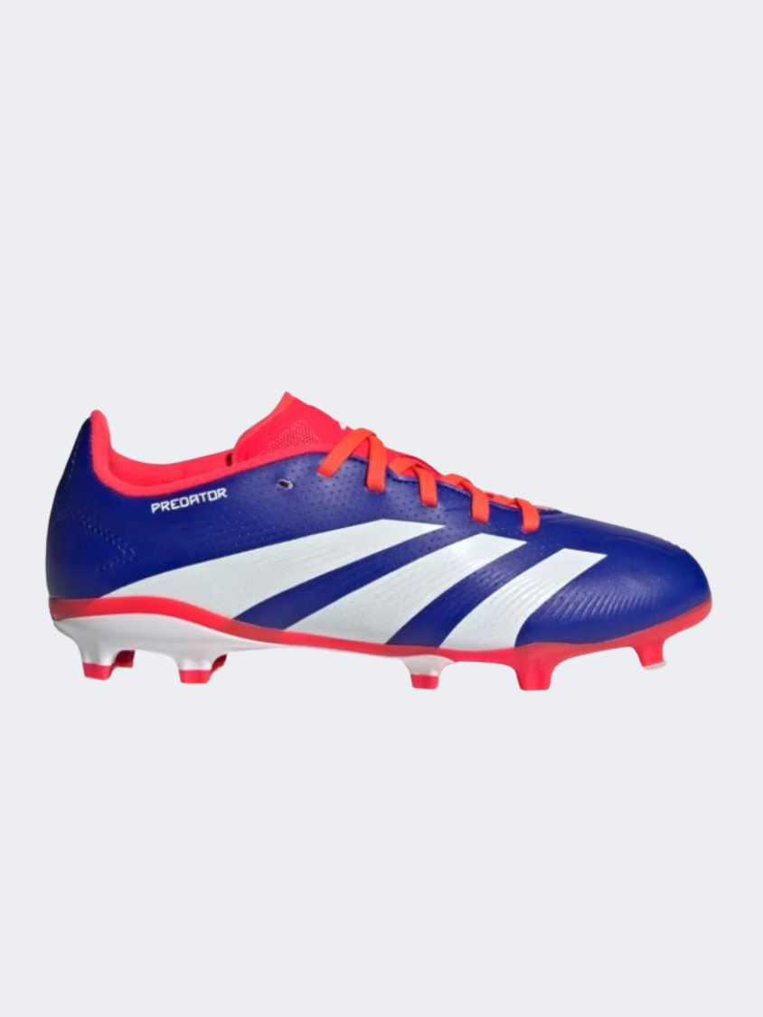 Adidas Predator League Fg Kids Football Shoes Blue White Red MikeSport Lebanon