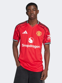 Adidas Manchester United 25/26 Home Jersey Men Football T-Shirt Mufc Red