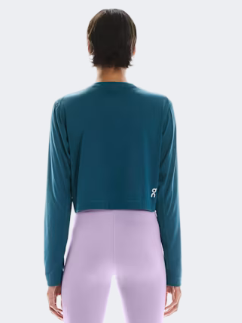 On Train Long-T Crop Women Training Long Sleeve Tempest