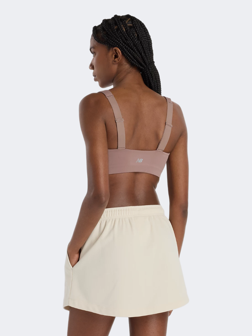 New Balance Harmony Yoga Women Performance Bra Earth Shadow
