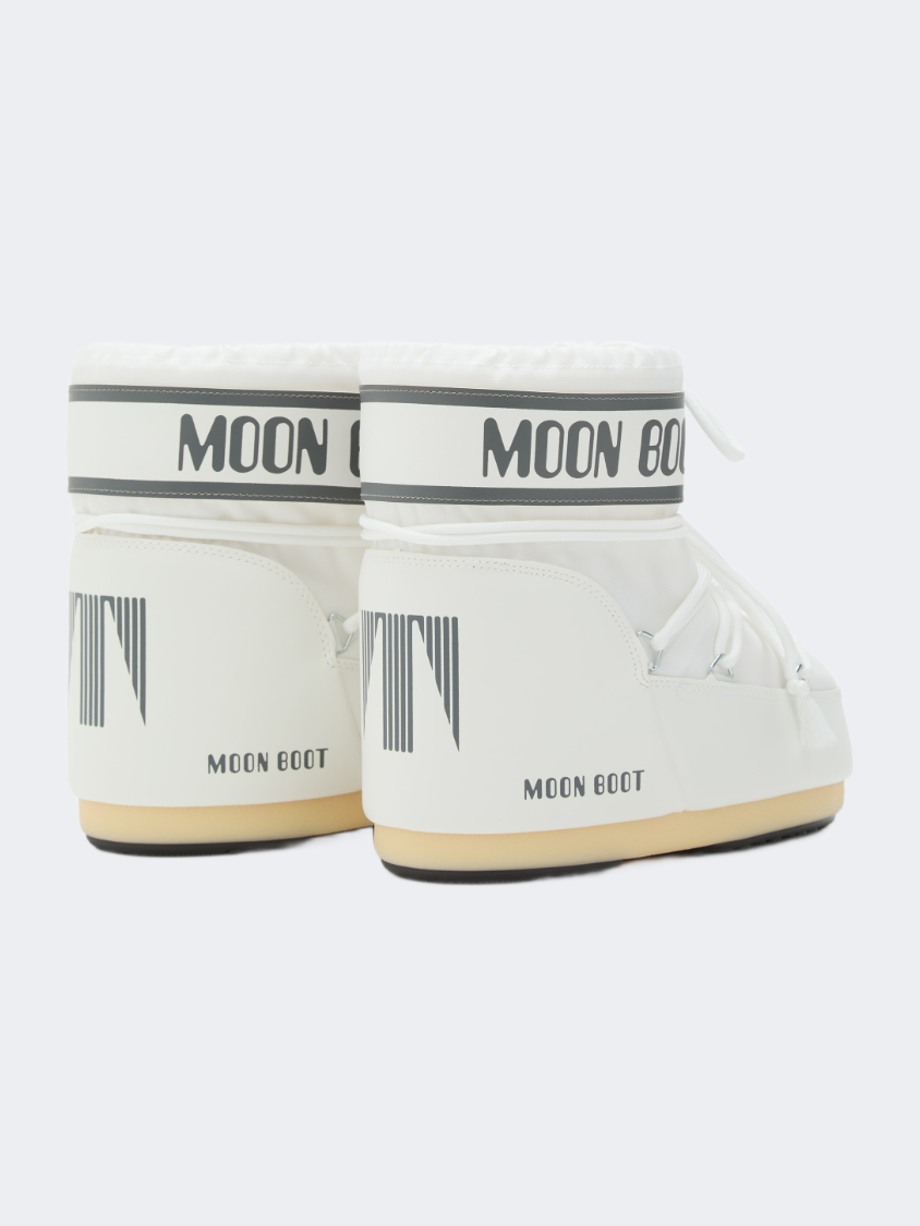 Moonboot Low Nylon Unisex After Ski Boot White Mono