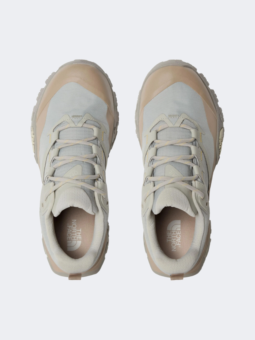 The North Face Offtrail Goretex Low Women Hike Shoes Soapstone/Salt