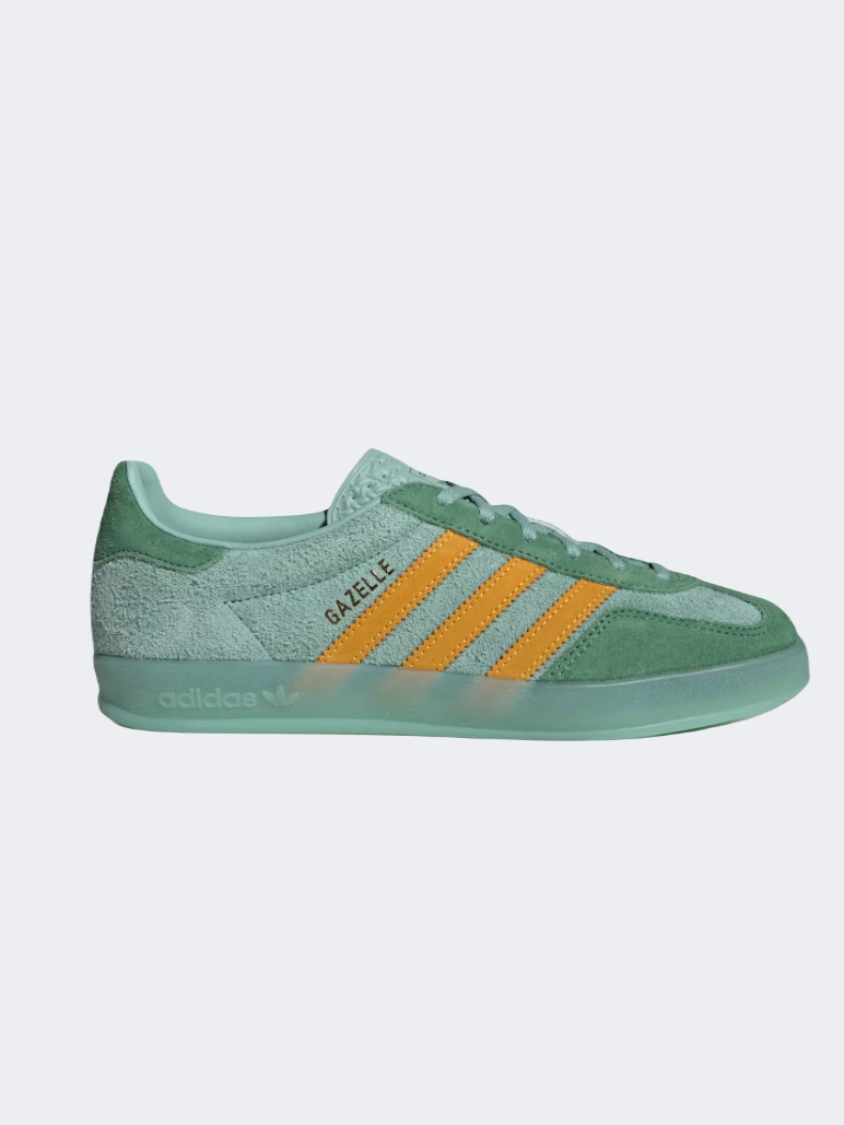Adidas Gazelle Indoor Women Original Shoes Green/Yellow – MikeSport Lebanon